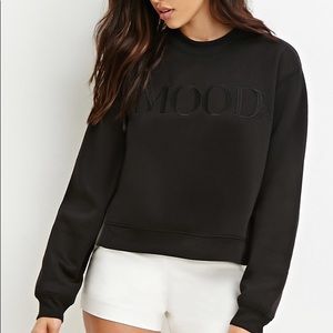 Mood CrewNeck Sweater Color Black